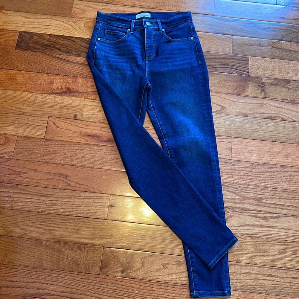 LOFT HIGH WAISTED SKINNY JEANS